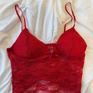 Edikted Scarlet Lace Chemise